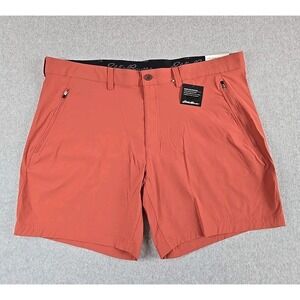Eddie Bauer Shorts Mens Size 42 Khaki Classic Fit Horizon Chino Shorts Red NWT